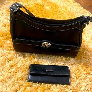 Vintage Leather Handbag with wallet